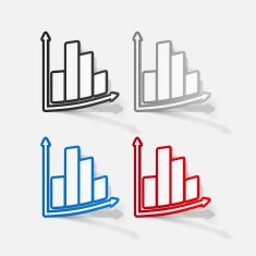 paper sticker Business Chart N2