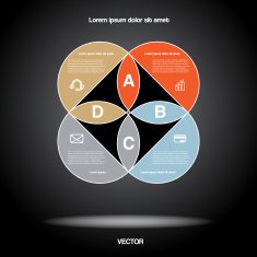 Diagram infographic for business project workflow N40