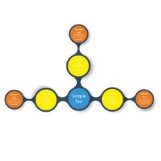 colorful round diagram infographics for presentations N10