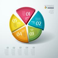 vector abstract 3d chart infographics N6