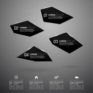 Modern design of shining crystals triangular shapes N2