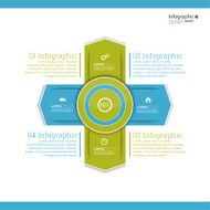 Comparative chart with templates for presentation N32