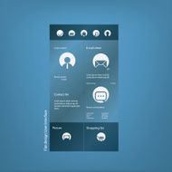 Flat design icons set smartphone