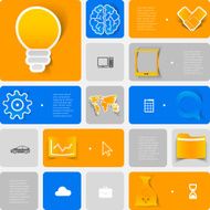 business geometric infographic N5