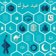 flat infographic Ramadan Kareem N6