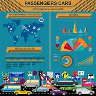 Passenger car transportation infographics N10