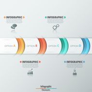Modern infographics options banner N377
