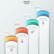 Modern infographics options banner N378