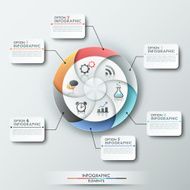 Modern infographics options banner N379