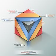 Modern infographics options banner N382