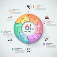 Modern infographics options banner N384