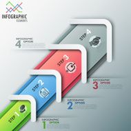 Modern infographics options banner N389