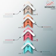 Modern infographics options banner N392