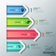 Modern infographics options banner N393