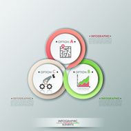 Modern infographics options banner N398