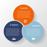 Modern vector info graphic for business project N130