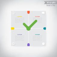 Business infographics Vector illustration for banner web desi N2