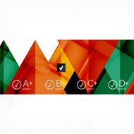 Hi-tech geometric futuristic business background