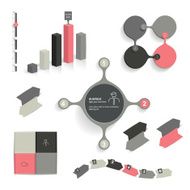 Infographic set elements Business collection Vector