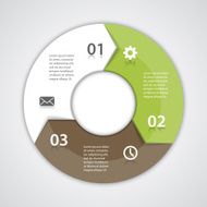 Modern vector info graphic for business project N131