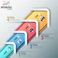 Modern infographics options banner N404