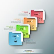 Modern infographics options banner N405