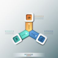 Modern infographics options banner N407