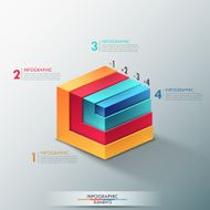 Modern infographics options banner N413