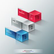 Modern infographics options banner N415