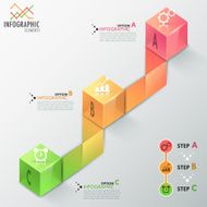 Modern infographics options banner N418