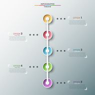 Modern infographics timeline N8