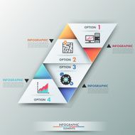 Modern infographics options banner N422