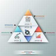 Modern infographics options banner N424
