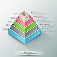 Modern infographics options banner N427