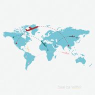 World travel Map