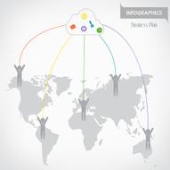 Business infographics Vector illustration for banner web desi N4