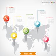 Business infographics Vector illustration for banner diagram
