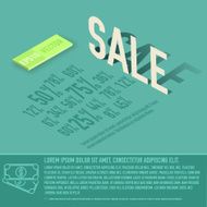 sale percent card business vector background concept illustration design N2