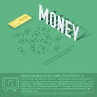 money business vector background concept illustration design N2