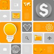 business geometric infographic N7