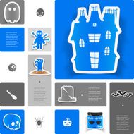 Halloween sticker infographic N5