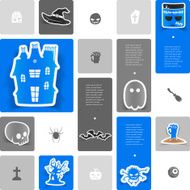 Halloween sticker infographic N6