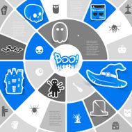 Halloween sticker infographic N9