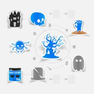 Halloween sticker concept N8