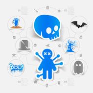 Halloween sticker concept N9
