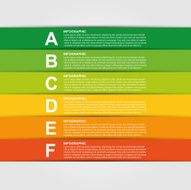 Colorful infographic Design element