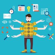 Development and internet service Human resource self employment