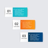 Vector colorful info graphics for your business presentations N197