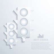 Vector modern traffic infographic background N2