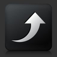 Black Square Button with Arrow Up Icon